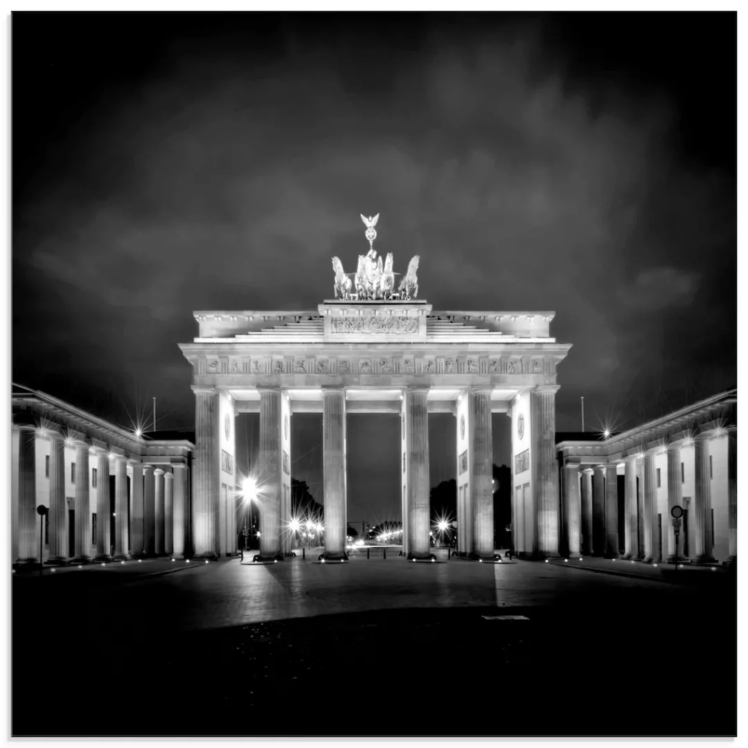 Artland Glasbild "Berlin Brandenburger Tor I", Gebäude, (1 St.) günstig online kaufen