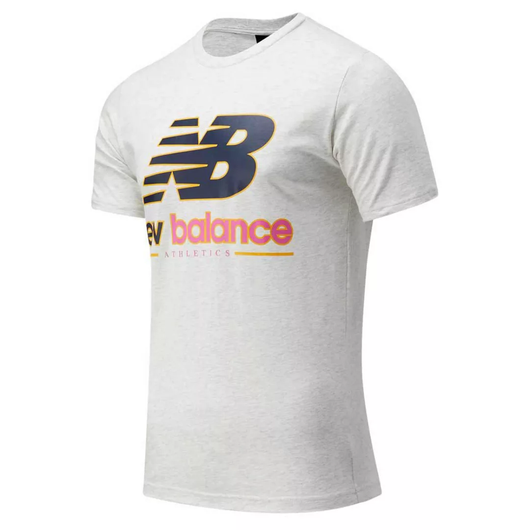 New Balance Higher Learning Logo Kurzarm T-shirt S Sea Salt Heather günstig online kaufen