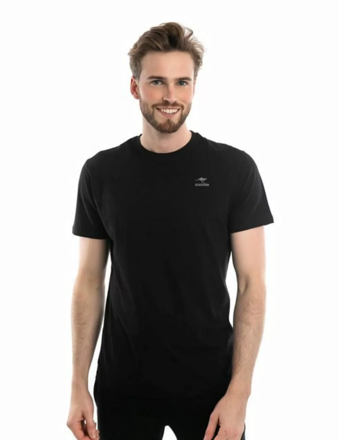 ROADSIGN australia T-Shirt Basic (Doppelpack, 2-tlg., 2er-Pack) mit Rundhal günstig online kaufen