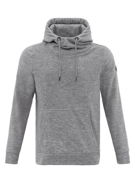 RedBridge Kapuzensweatshirt Hoodie mit Kängurutasche Grau XXL hoher Kragen günstig online kaufen