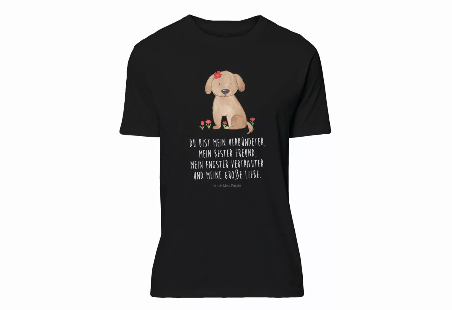 Mr. & Mrs. Panda T-Shirt Hund Hundedame - Schwarz - Geschenk, Tierliebhaber günstig online kaufen