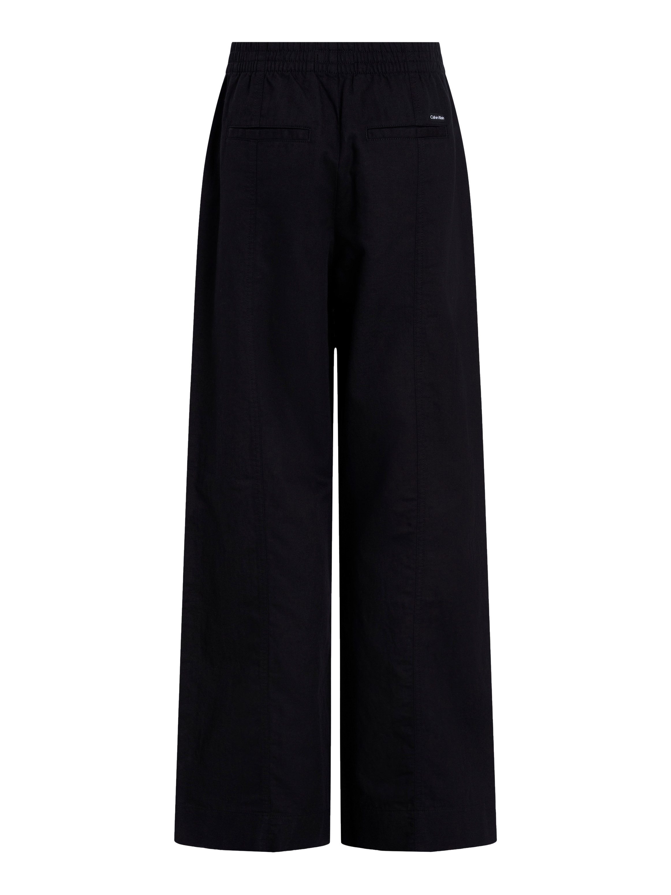 Calvin Klein Jeans Leinenhose "SOFT LINEN PANT", mit Logo-Label günstig online kaufen