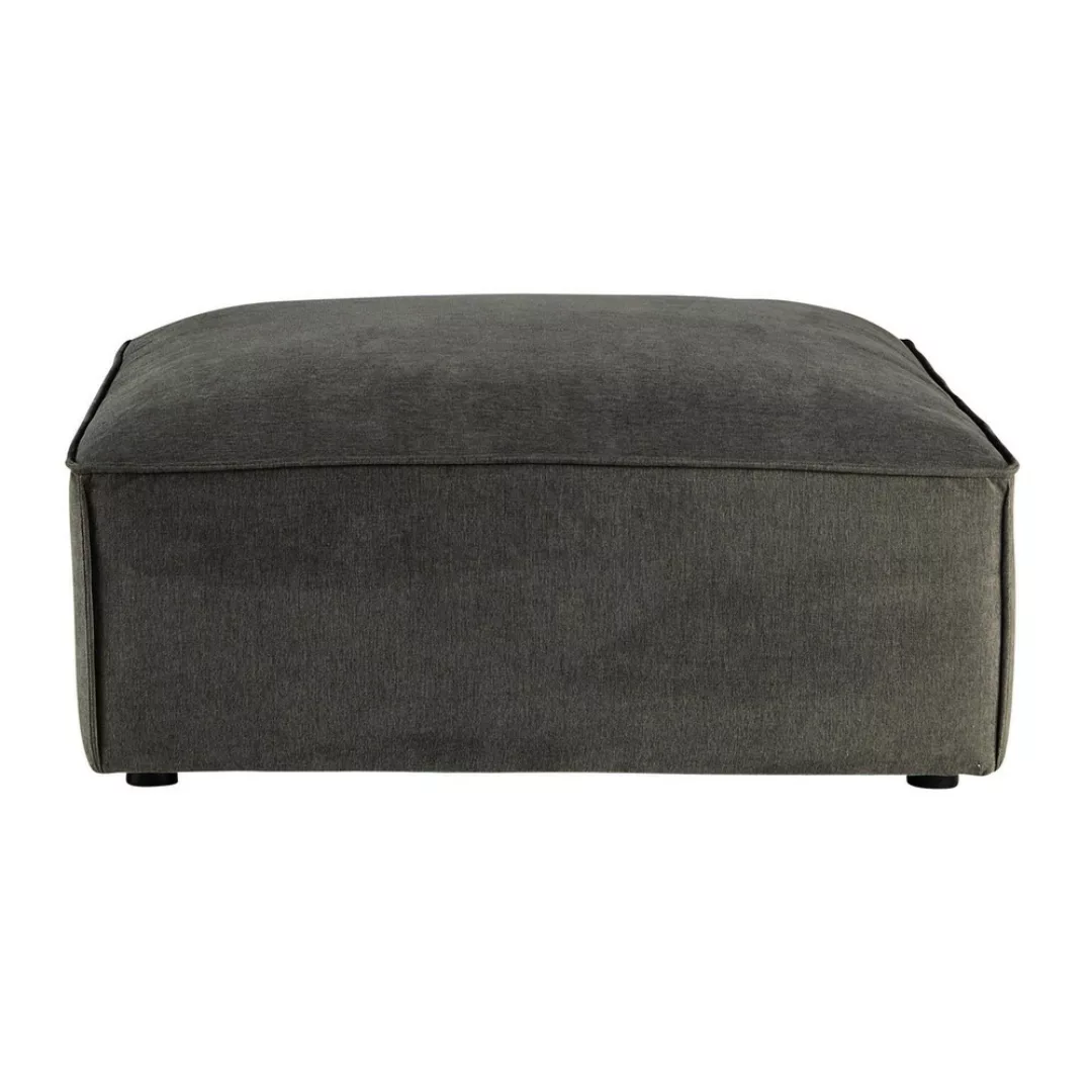 Pouf per divano grigio talpa modulabile in tessuto günstig online kaufen