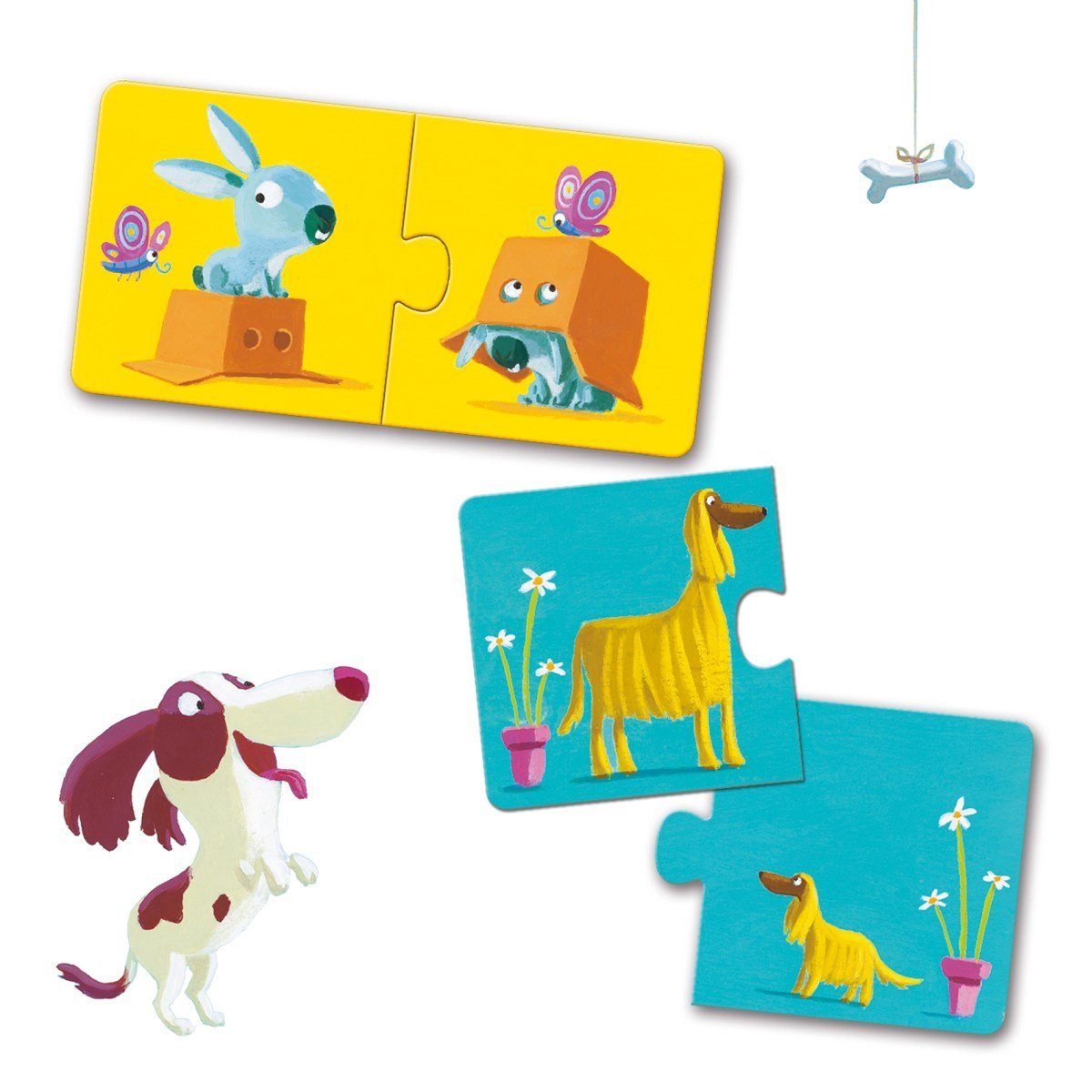 DJECO Puzzle Lernspiel Puzzle Duo Assoziationsspiel günstig online kaufen