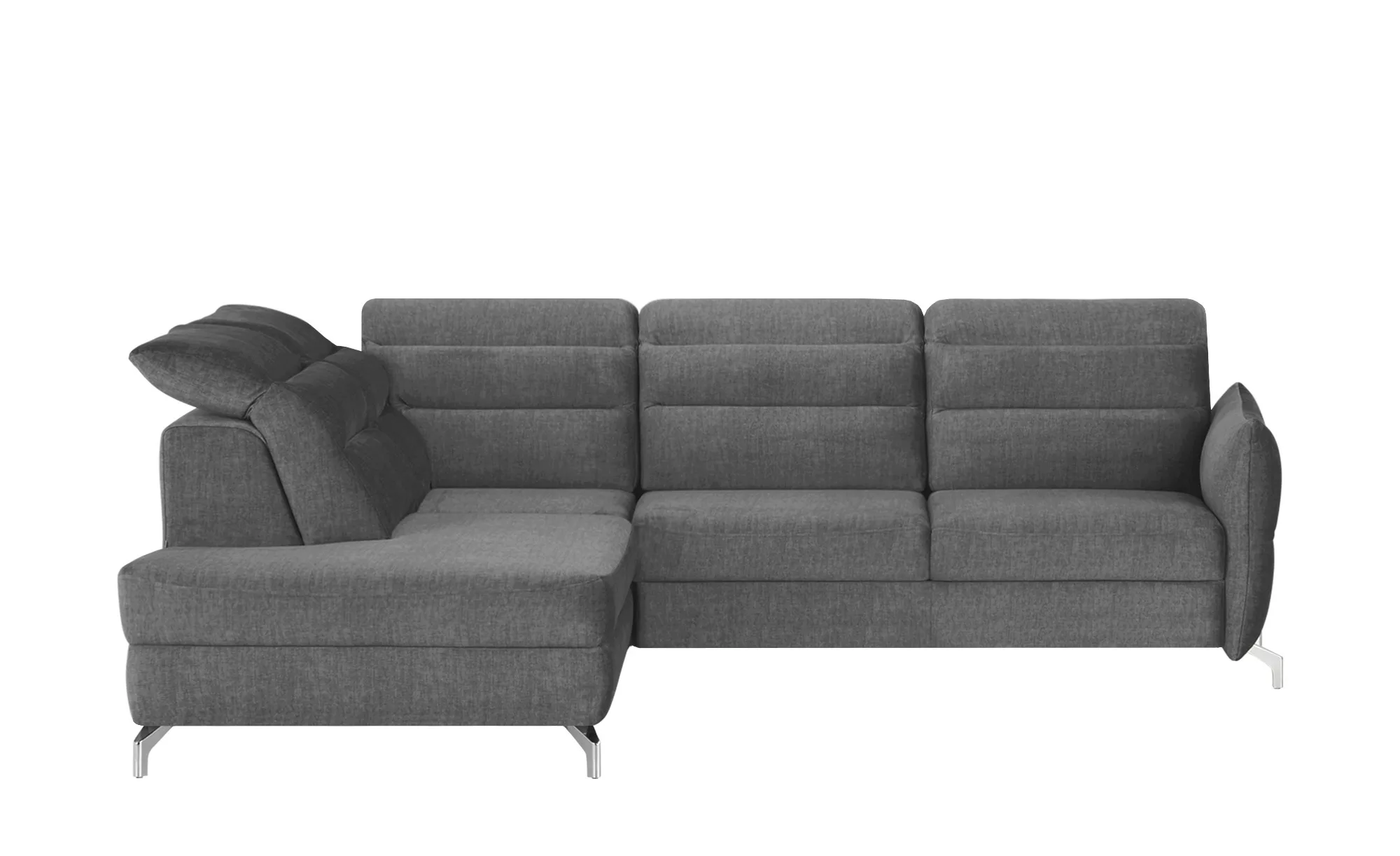 switch Ecksofa  Montale - grau - 261 cm - 85 cm - 229 cm - Polstermöbel > S günstig online kaufen