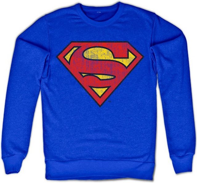 Superman Rundhalspullover günstig online kaufen