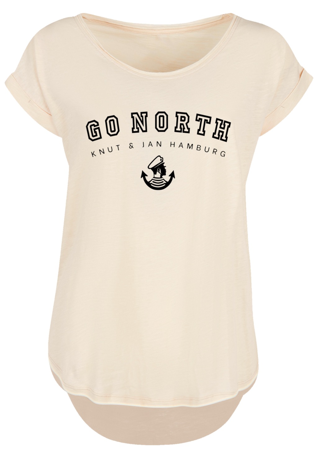 F4NT4STIC T-Shirt "Go North Knut & Jan Hamburg", Print günstig online kaufen