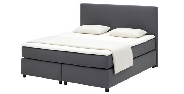 Xlmoebel Bett Neues Doppelbett mit gepolstertem Leder-Textil-Boxspringbett günstig online kaufen