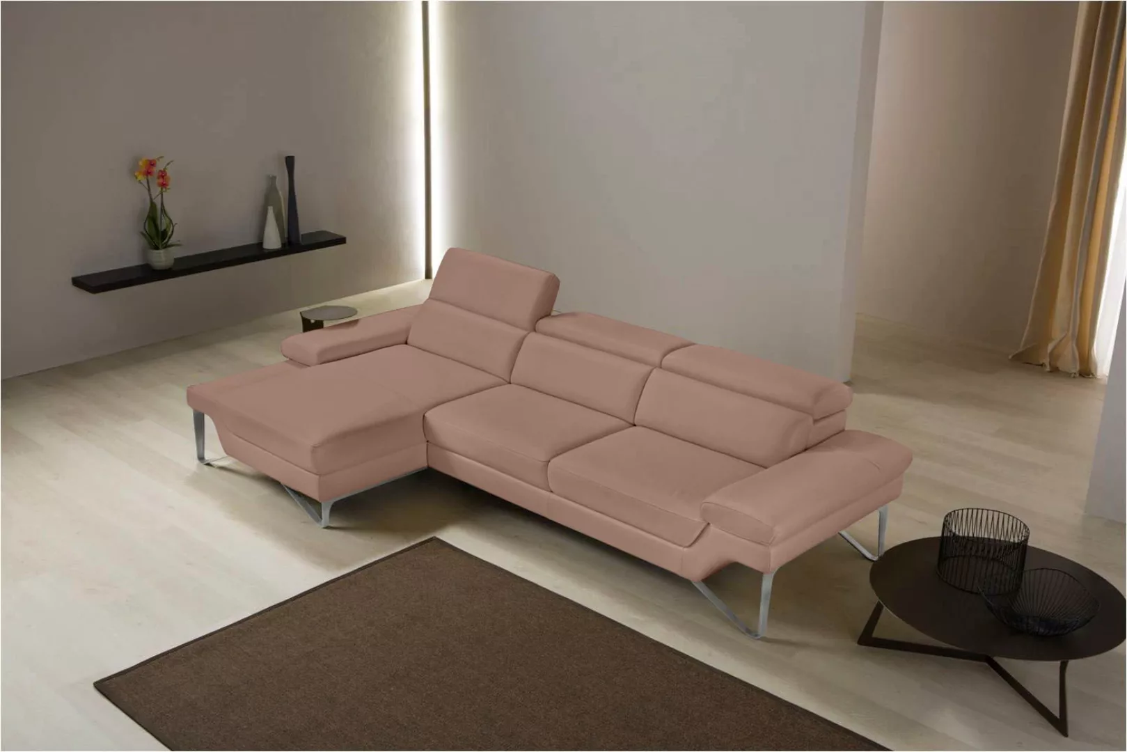 Egoitaliano Ecksofa »Princess, elegantes Designsofa mit erstklassigem Sitzk günstig online kaufen