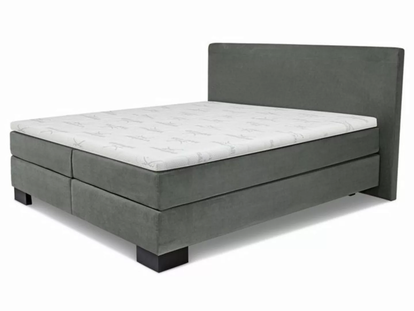 SANSIBAR Living Boxspringbett Boxspringbett SANSIBAR LANGEOOG anthrazit Box günstig online kaufen