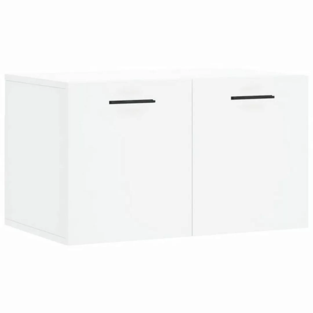 vidaXL Fächerschrank Wandschrank Weiß 60x36,5x35 cm Holzwerkstoff (1-St) günstig online kaufen