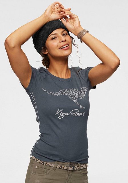 KangaROOS T-Shirt, Kurzarm, sehr figurbetonte Passform günstig online kaufen