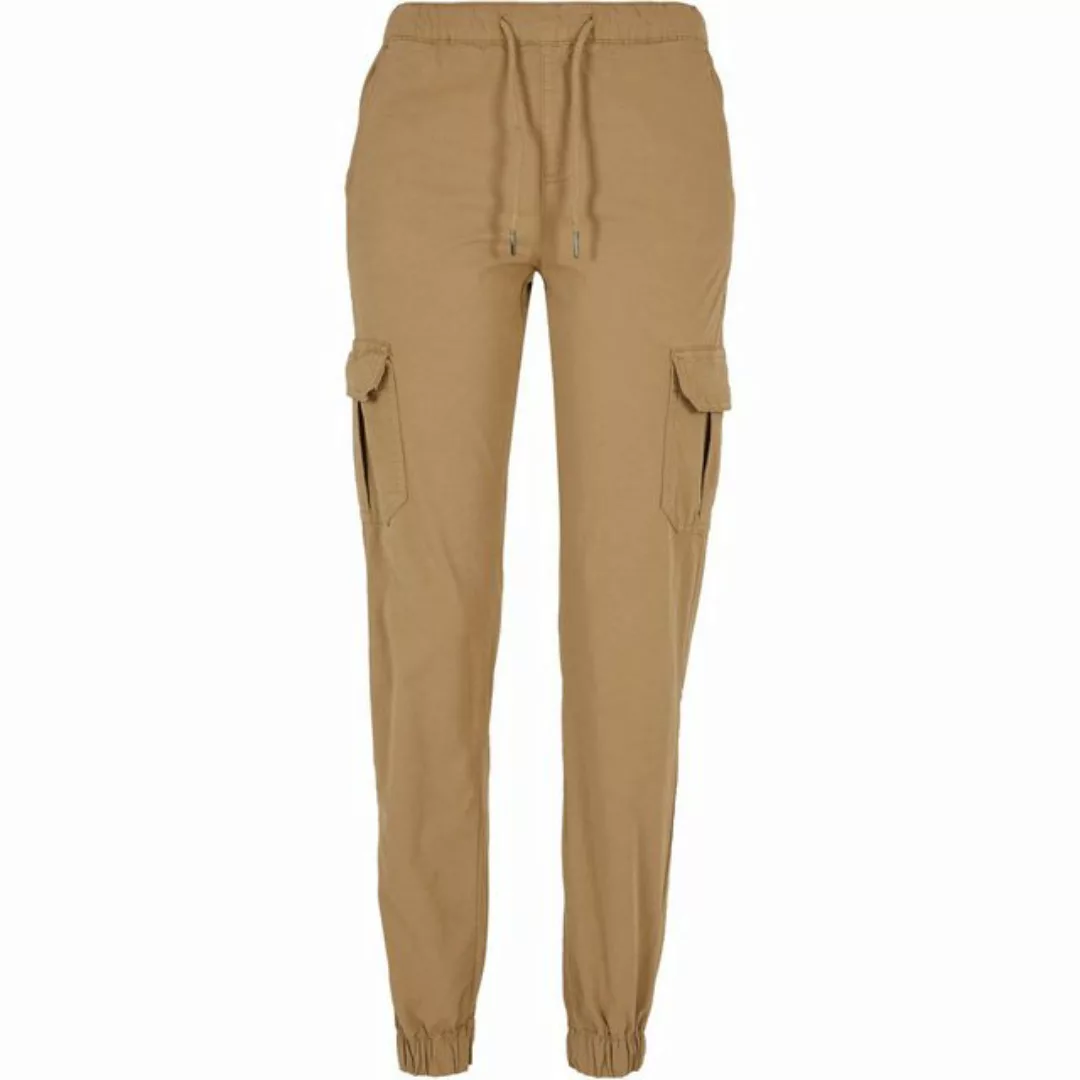 URBAN CLASSICS Cargohose Urban Classics Damen Ladies High Waist Cargo Joggi günstig online kaufen