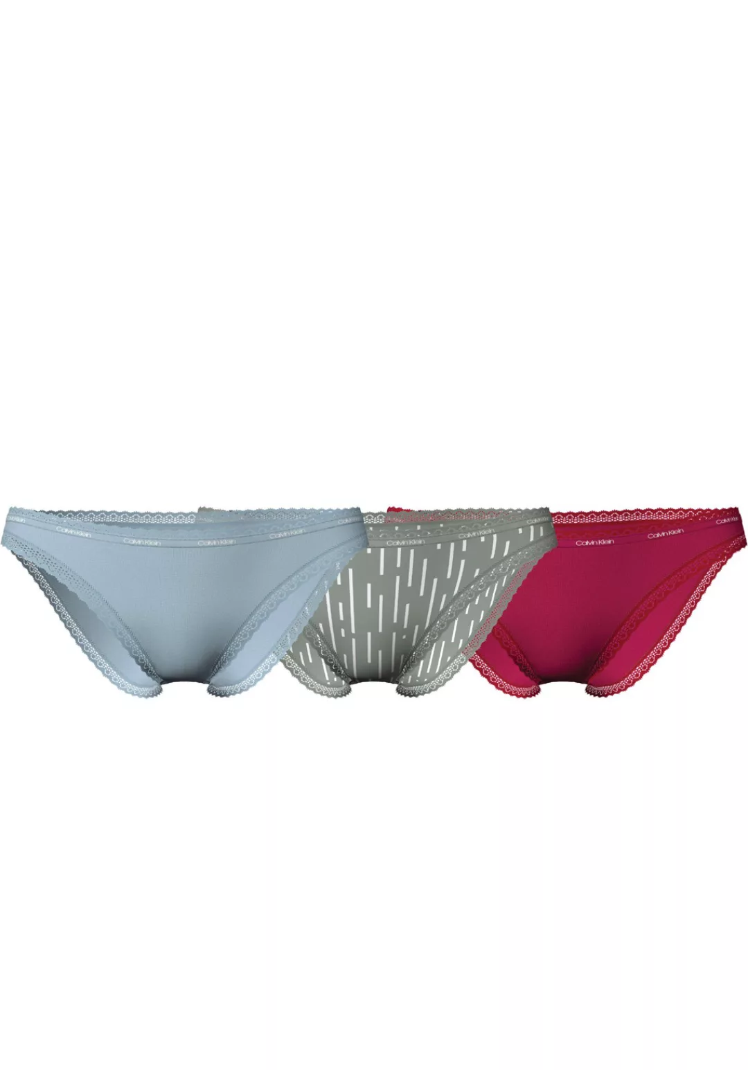 Calvin Klein Underwear Bikinislip, (Packung, 3 St., 3er-Pack), mit Spitze a günstig online kaufen