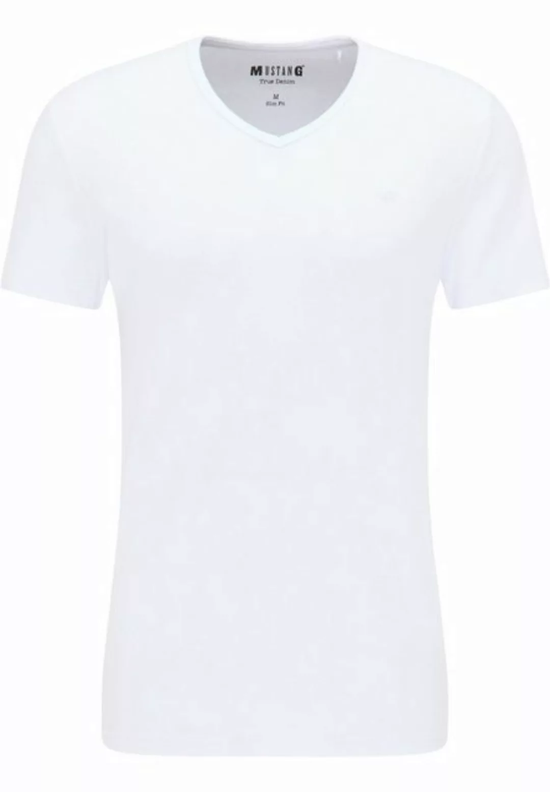 MUSTANG Kurzarmshirt Aaron V Basic günstig online kaufen