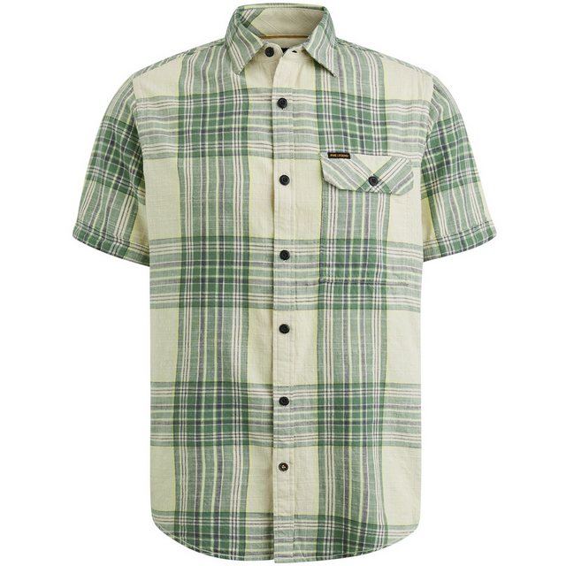 PME LEGEND Langarmhemd Short Sleeve Shirt Ctn Slub Check günstig online kaufen