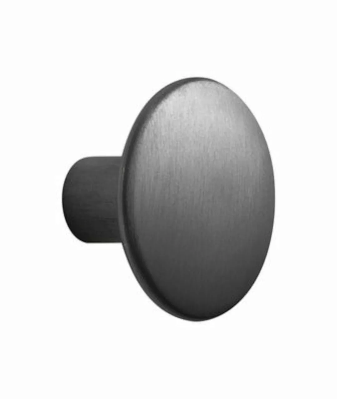 Wandhaken The Dots Metal metall schwarz / Größe M - Ø 3,9 cm - Muuto - Schw günstig online kaufen
