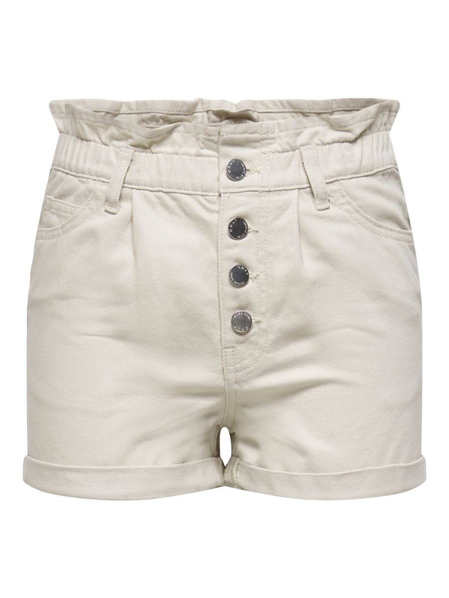 ONLY Paperbag- Shorts Damen Beige günstig online kaufen