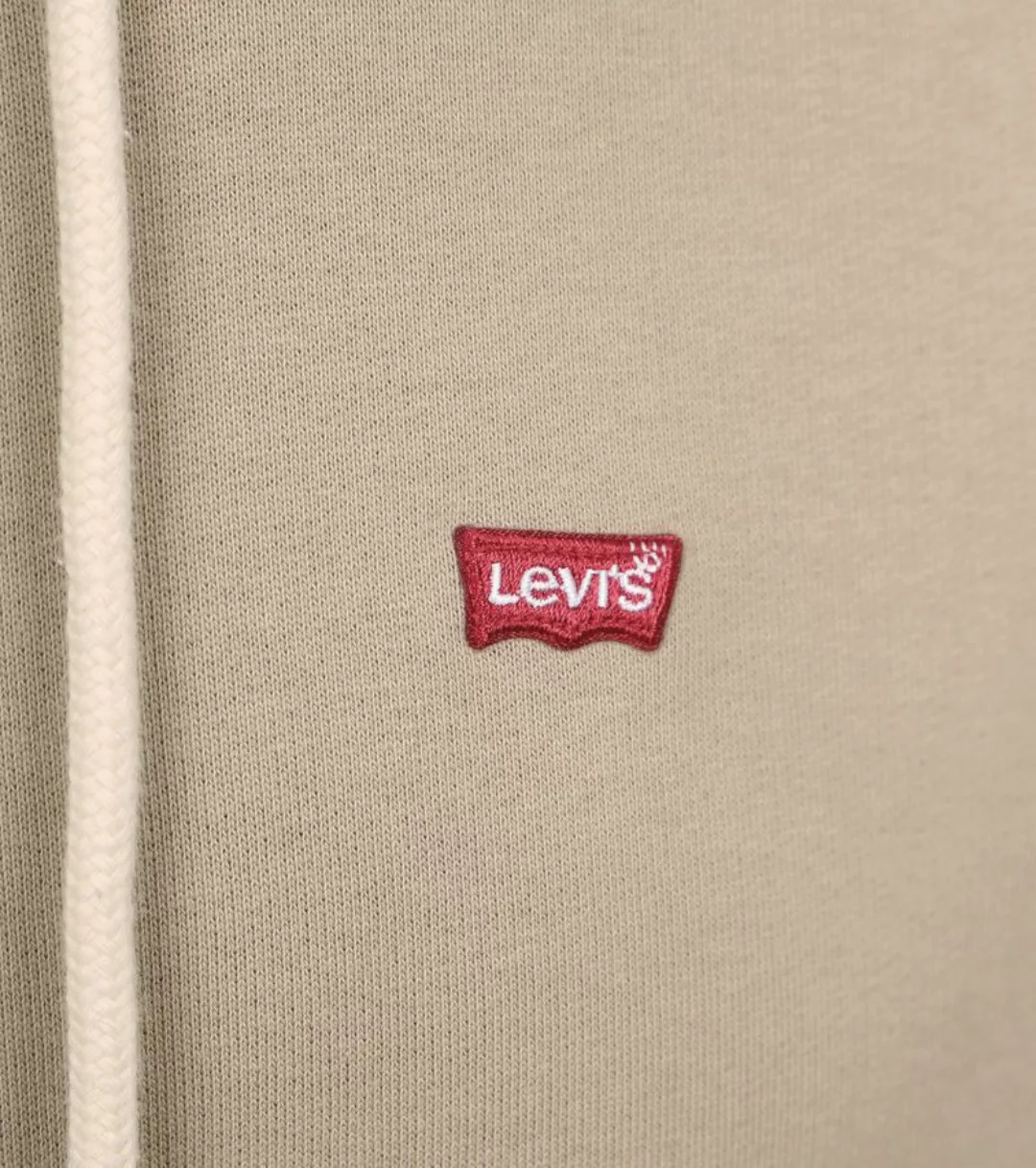 Levi's Original Regular-Fit Hoodie Beige - Größe L günstig online kaufen
