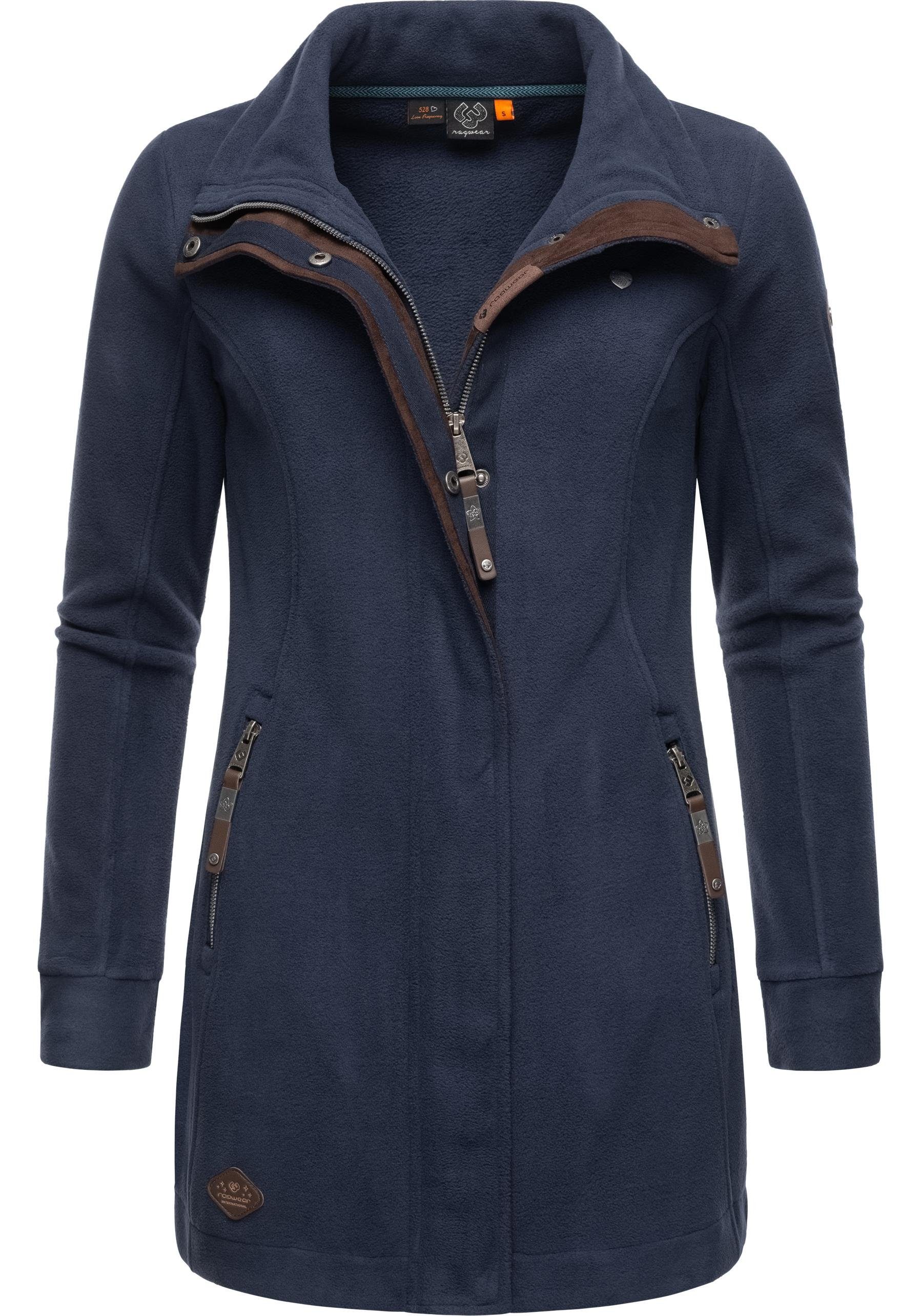Ragwear Parka "Letrice Fleece", ohne Kapuze, Sportliche Zip-Fleecejacke mit günstig online kaufen