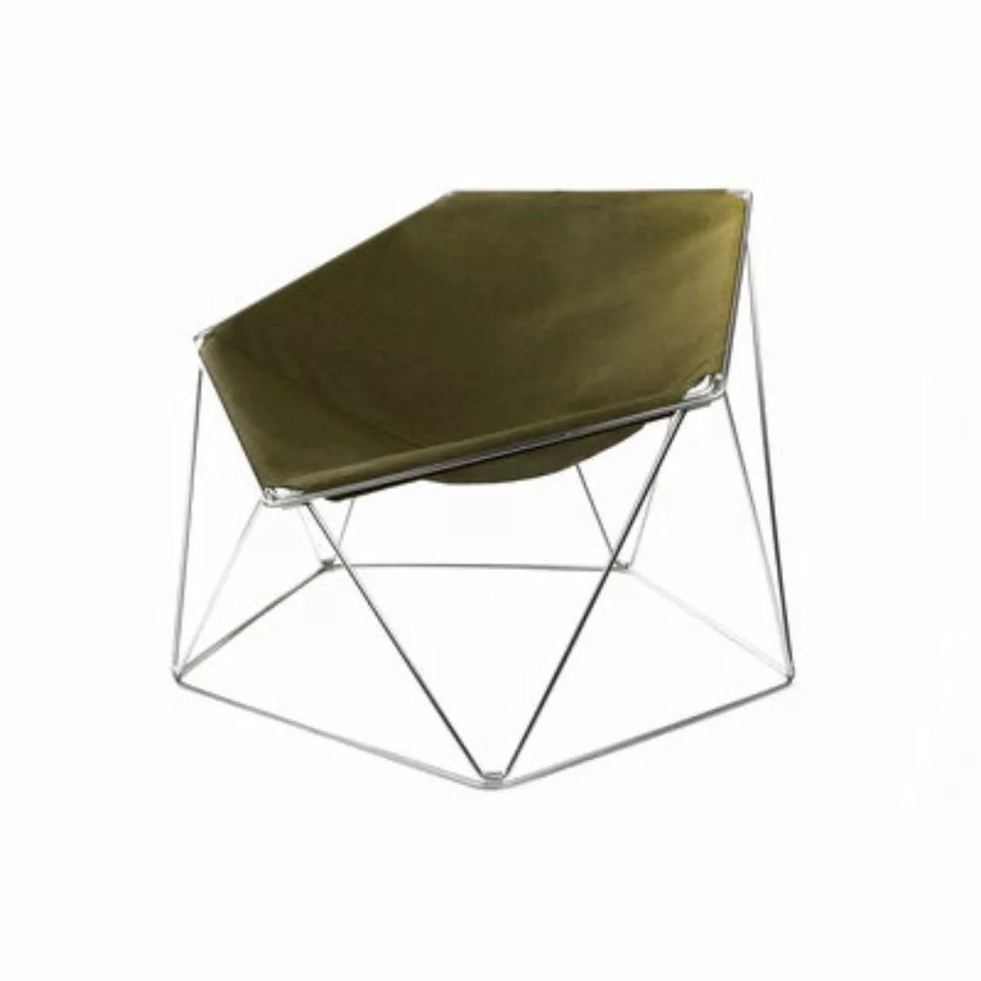 Sessel Penta textil grün / Design 1970 - Indoor/Outdoor - Compagnie - günstig online kaufen