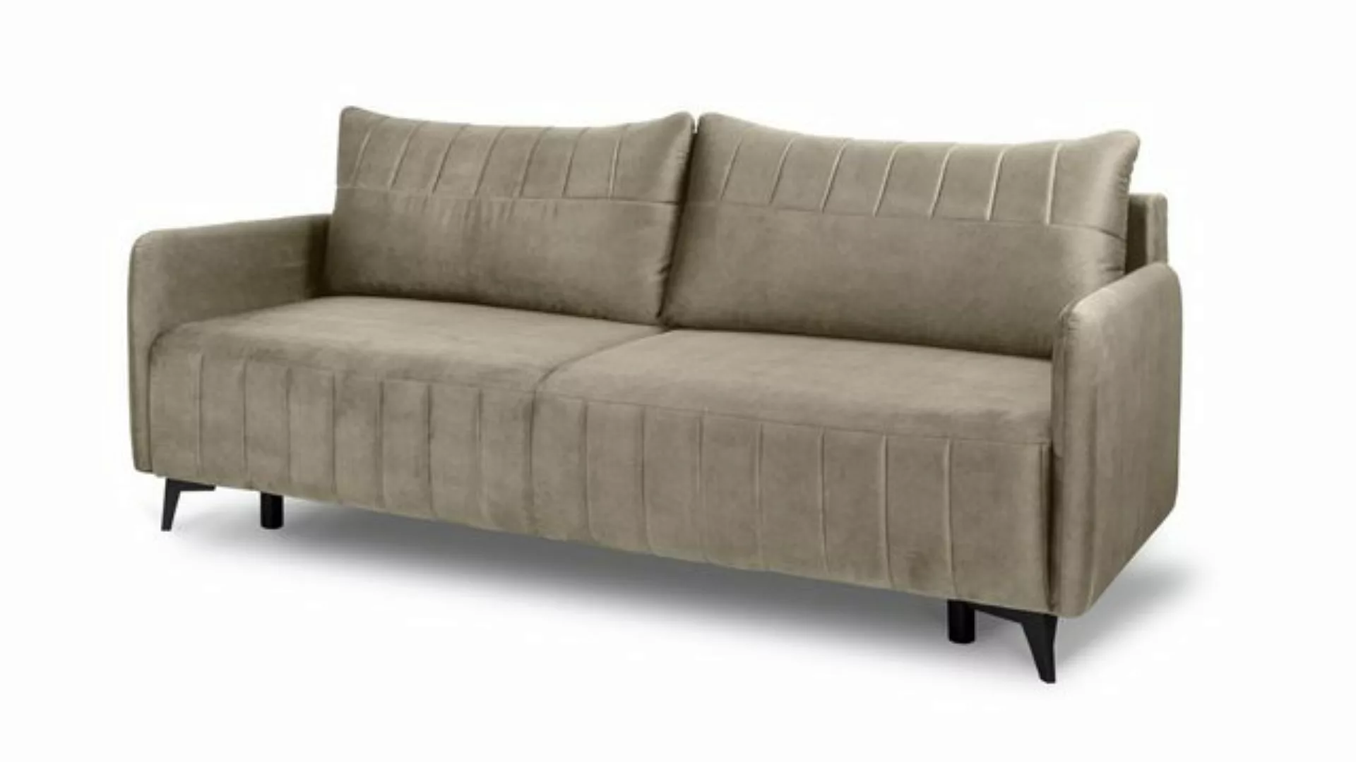 Siblo 3-Sitzer Laurenc, Modernes Sofa mit Bettkasten, Sofa mit Schlaffunkti günstig online kaufen