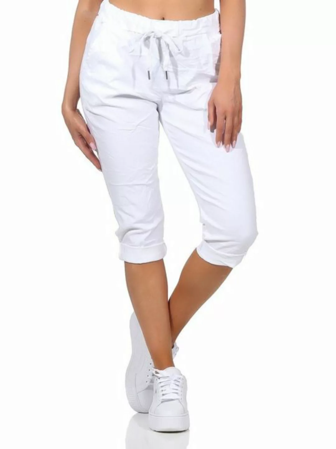 Aurela Damenmode 7/8-Hose Damen Sommerhose Capri Jeans Kurze Hose Bermuda i günstig online kaufen