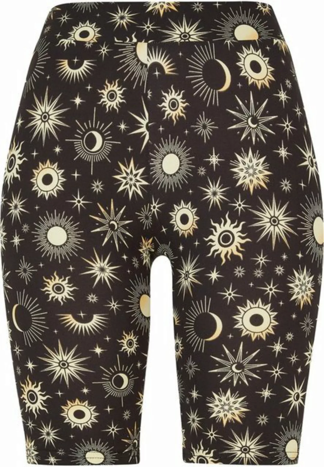 URBAN CLASSICS Stoffhose "Damen Ladies Soft AOP Cycle Shorts", (1 tlg.) günstig online kaufen