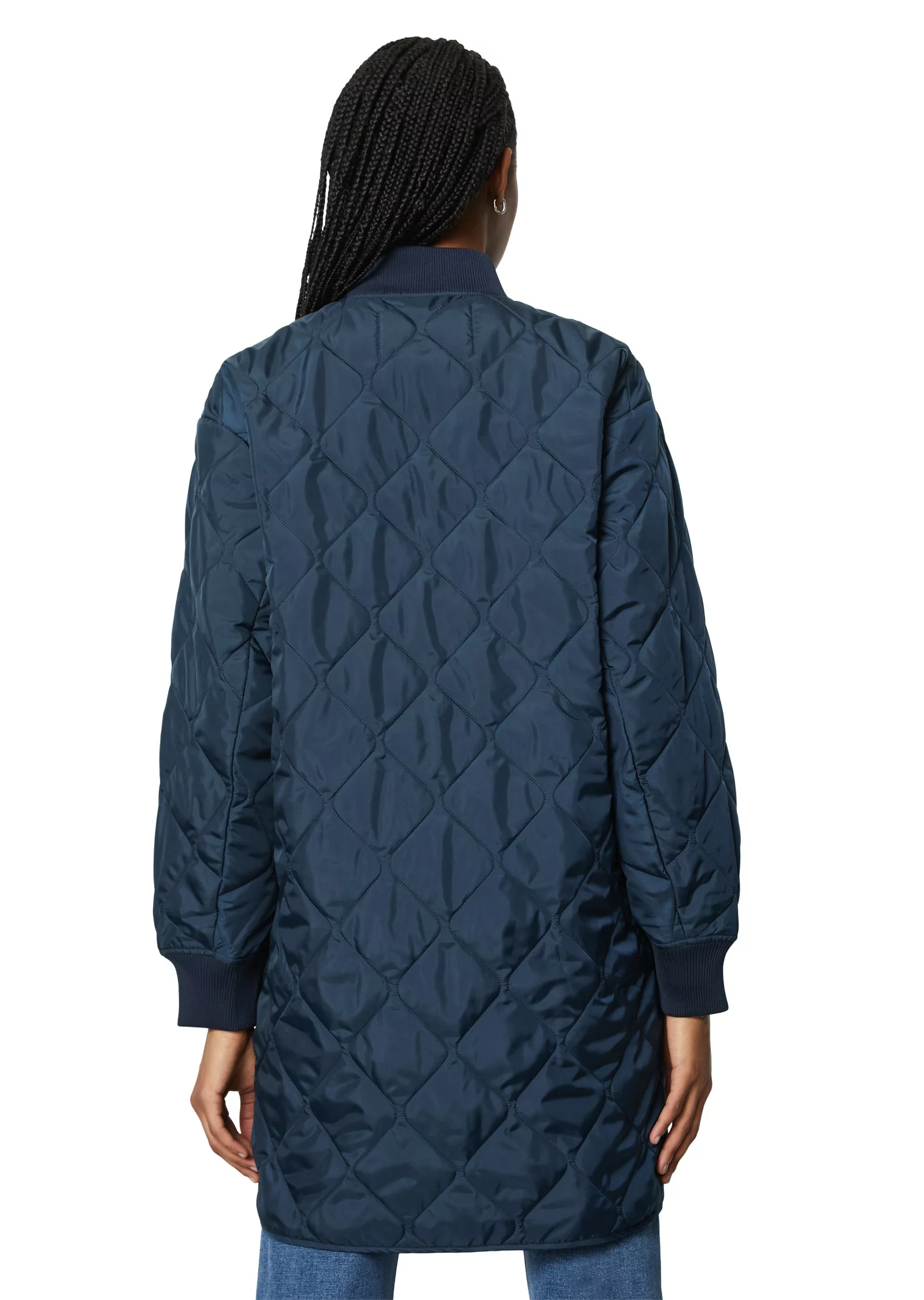 Marc O'Polo DENIM Langmantel quilted bomber coat, zipper, welt p günstig online kaufen