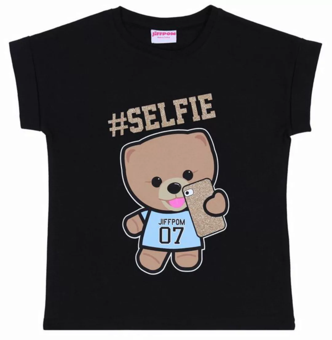 Sarcia.eu Kurzarmbluse Schwarze Bluse/T-sHIRT Selfie JIFFPOM 9-10 Jahre günstig online kaufen