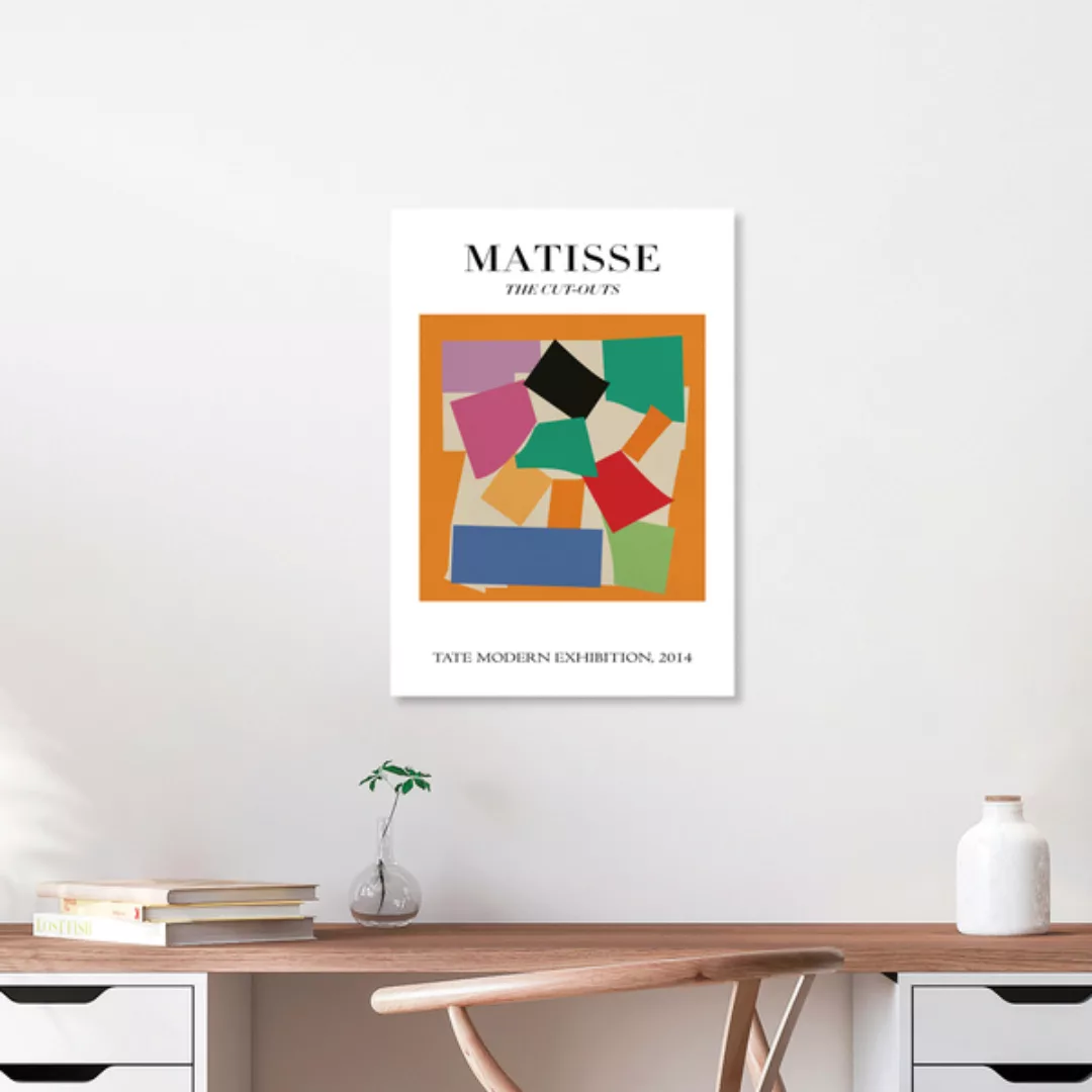 Poster / Leinwandbild - Matisse - The Cut-outs, Buntes Design günstig online kaufen