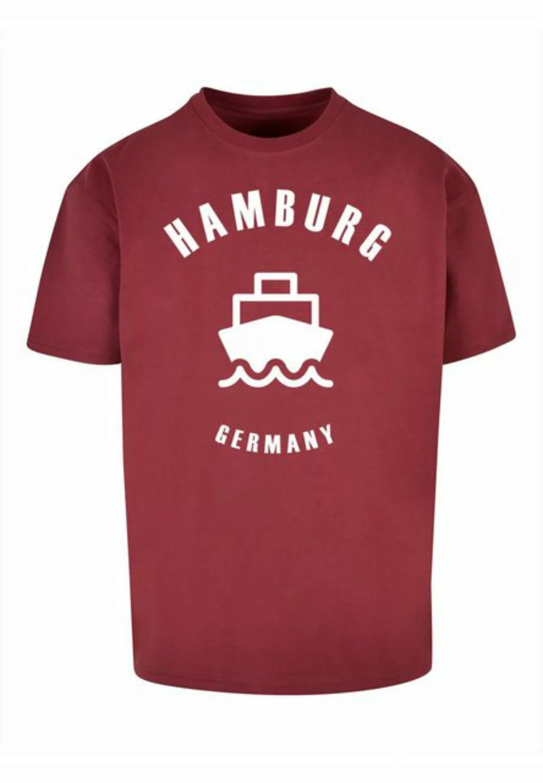 Merchcode T-Shirt Merchcode Herren Hamburg X Heavy Oversize Tee-BY102 (1-tl günstig online kaufen