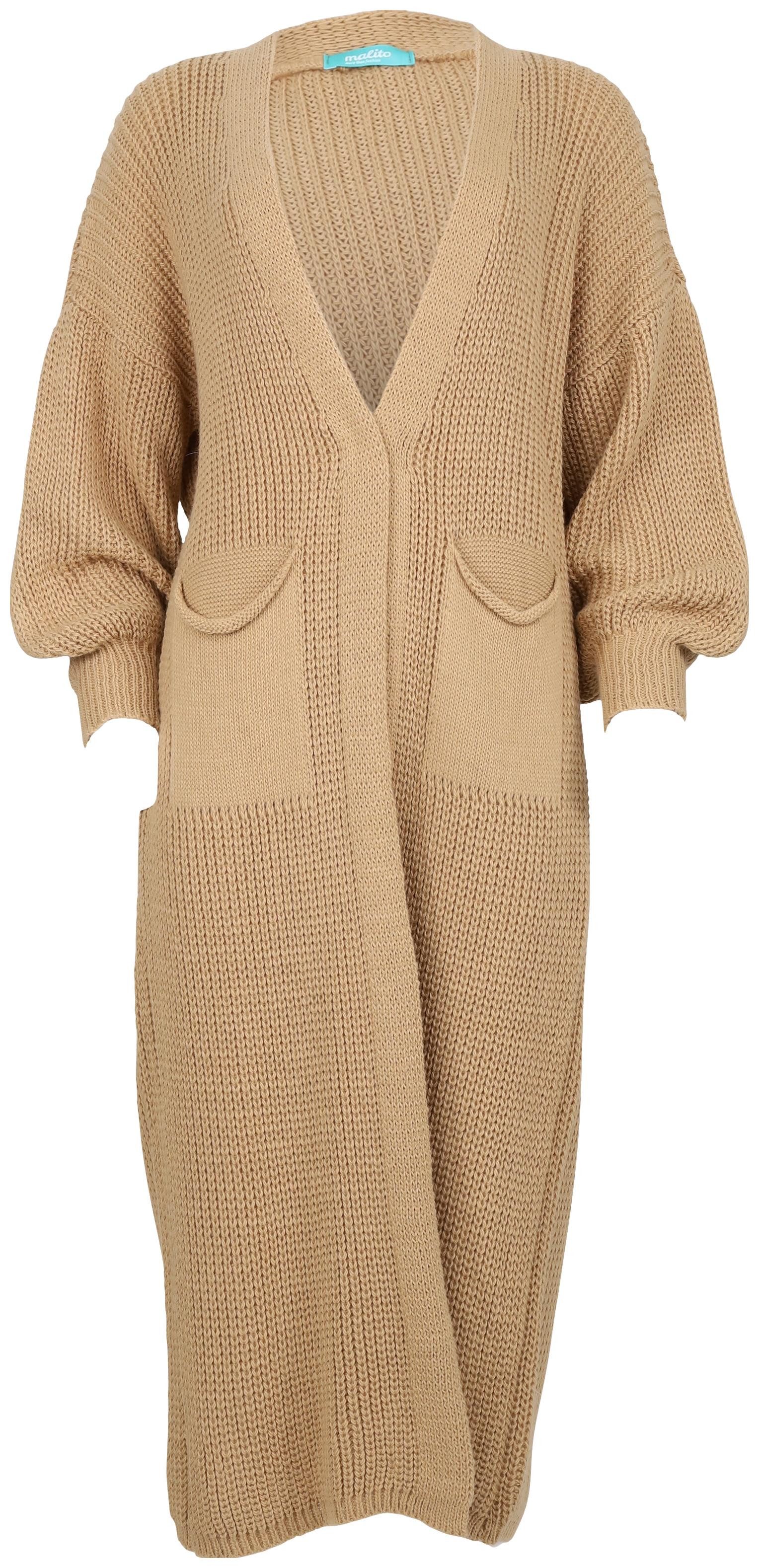 malito more than fashion Longstrickjacke 3151 günstig online kaufen