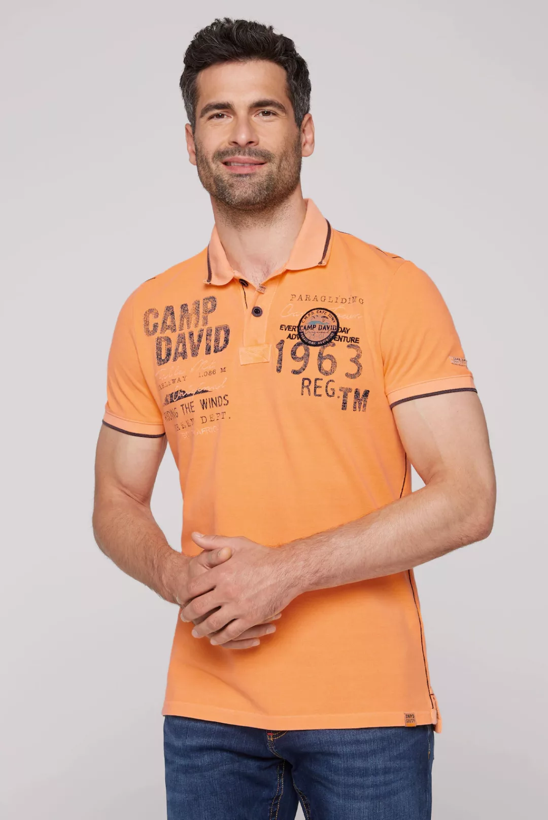 CAMP DAVID Poloshirt, aus Baumwolle günstig online kaufen