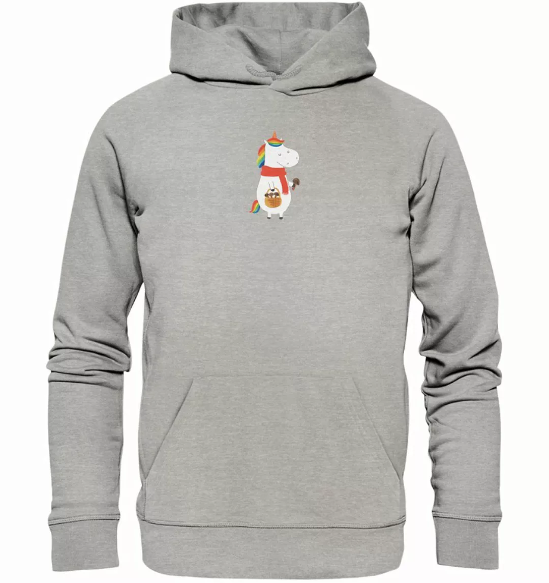 Mr. & Mrs. Panda Hoodie Größe S Einhorn Pilz - Heather Grey - Geschenk, Kap günstig online kaufen