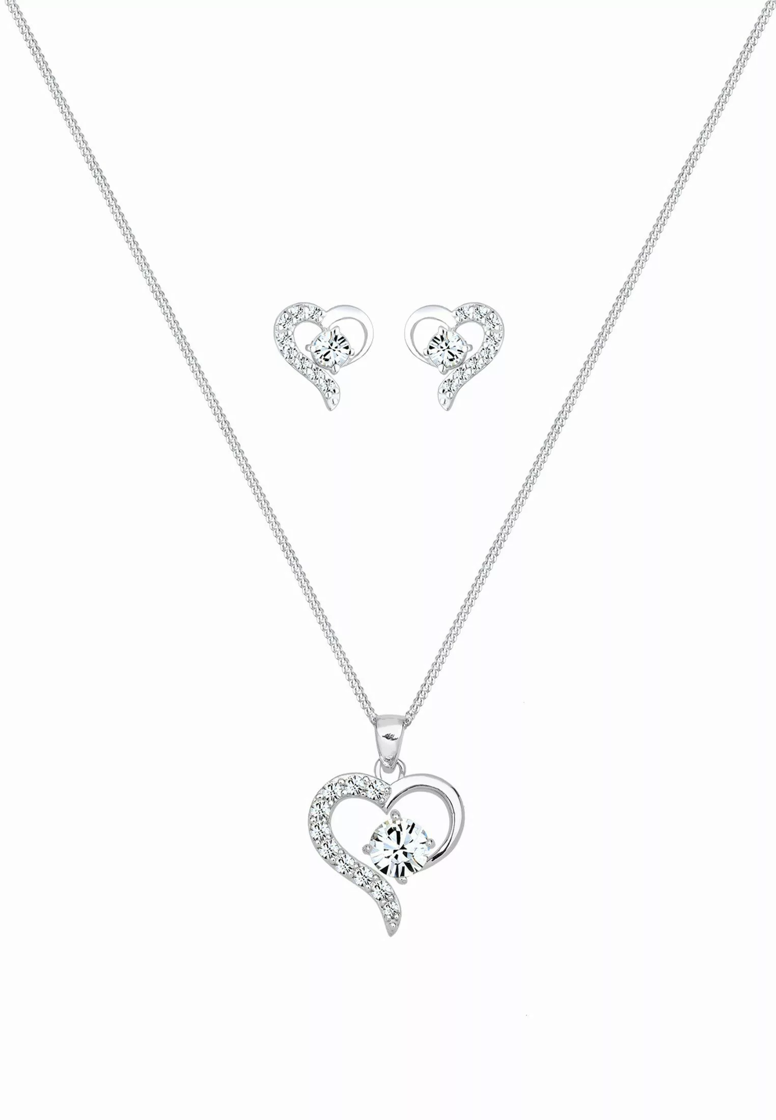 Elli Schmuckset Set mit Herz Glas günstig online kaufen