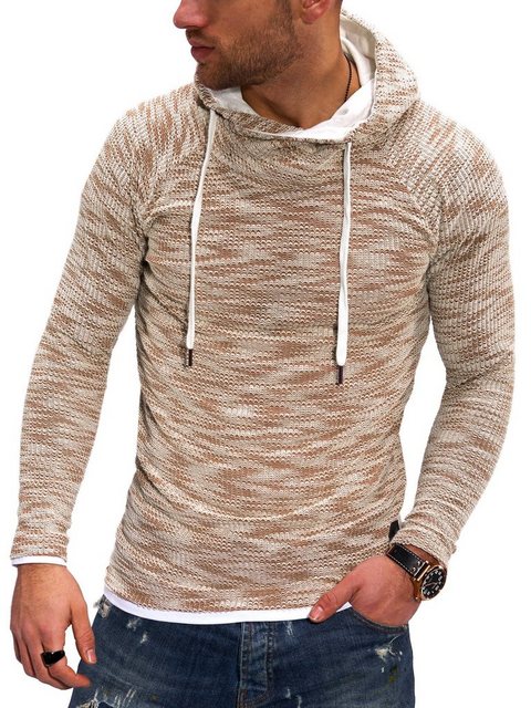 behype Kapuzensweatshirt B-JOHN im trendigen Layer-Look günstig online kaufen