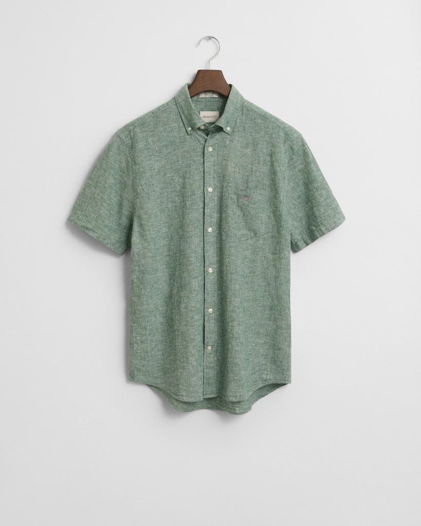 Gant Kurzarmhemd "REG COTTON LINEN SS SHIRT" günstig online kaufen