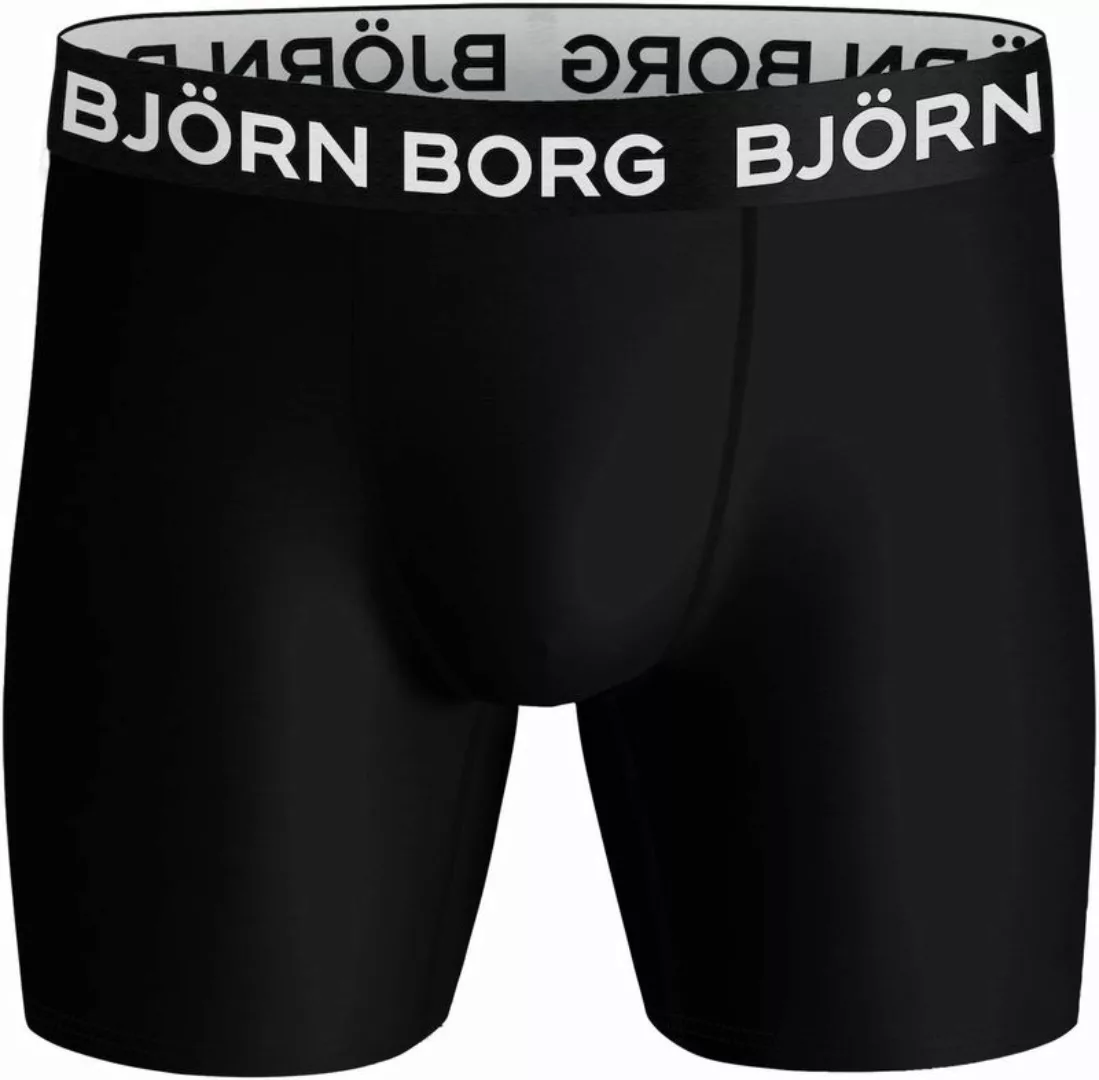 Björn Borg Performance Shorts 3er-Pack Blau Schwarz - Größe XXL günstig online kaufen