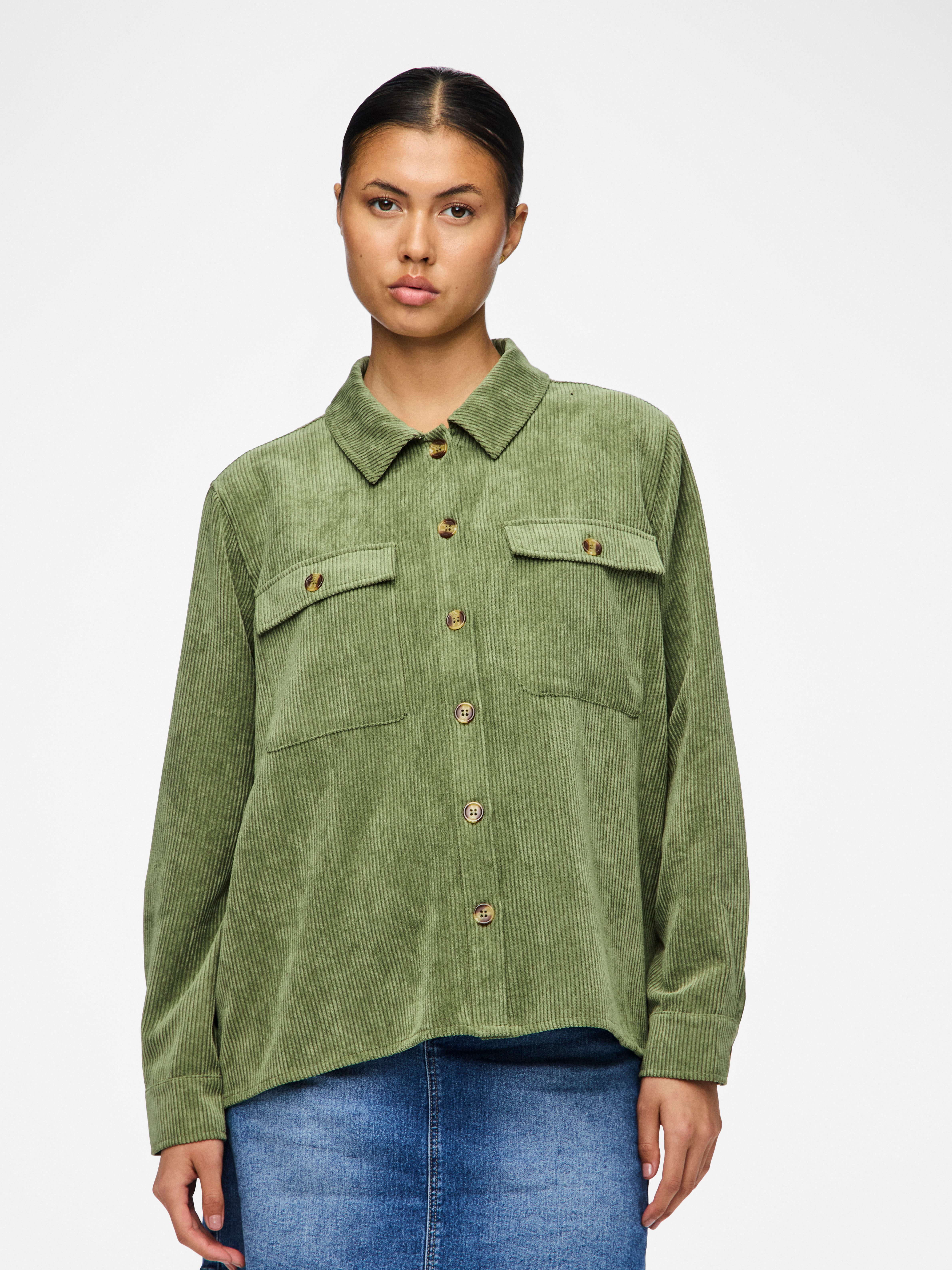 pieces Hemdbluse PCEFFI LS SHIRT WVN günstig online kaufen