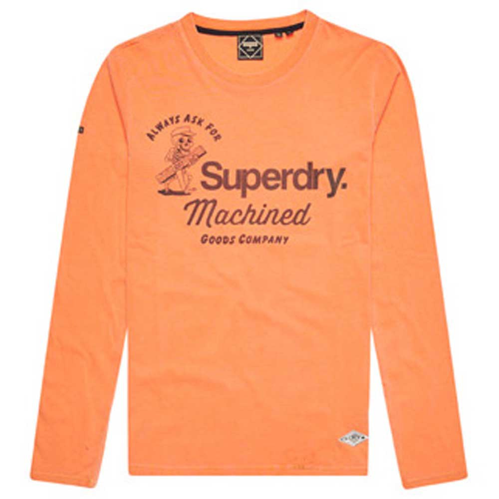 Superdry Core Logo Ac Langarm-t-shirt M Spiced Orange günstig online kaufen