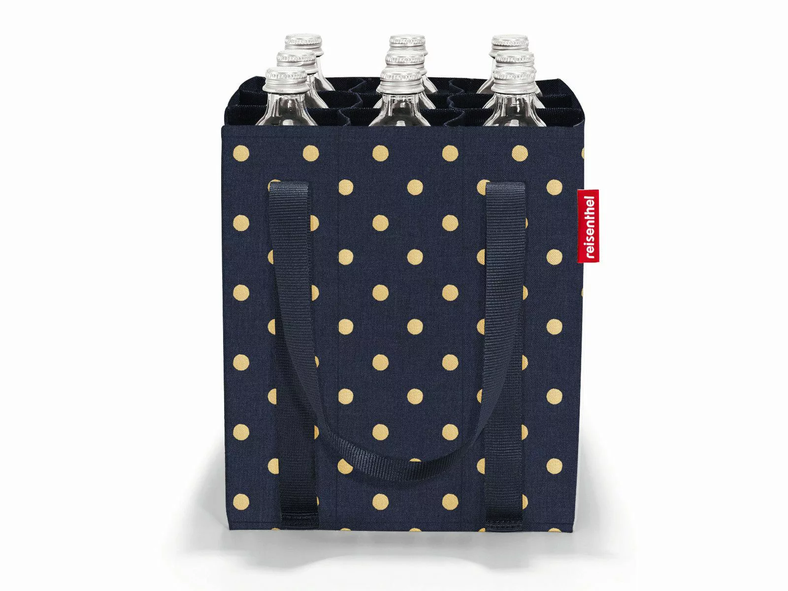 REISENTHEL® Tragetasche bottlebag metallic dots blue, günstig online kaufen