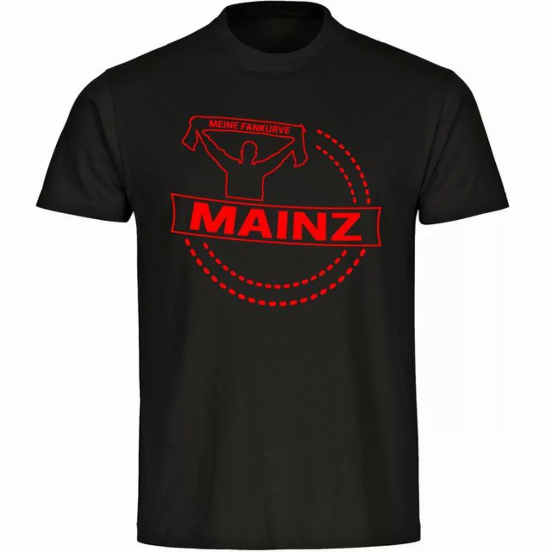 multifanshop T-Shirt Herren Mainz - Meine Fankurve - Männer günstig online kaufen