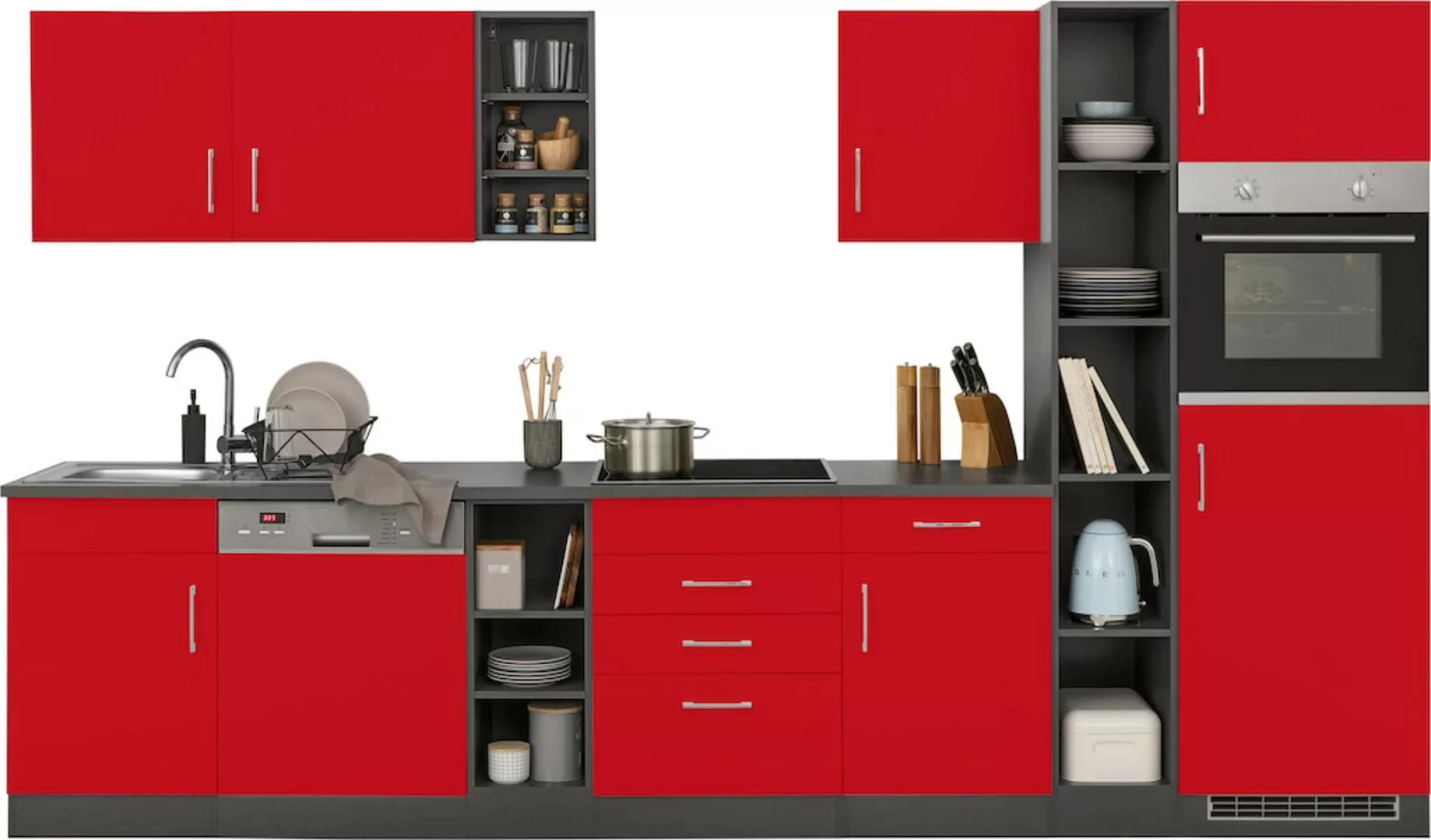 KOCHSTATION Küchenzeile "KS-Paris", ohne E-Geräte, Breite 340 cm günstig online kaufen