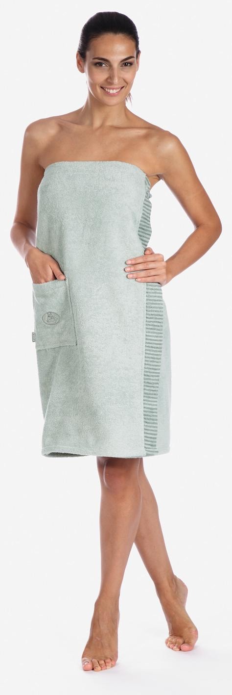 Egeria Sarong "Ben, ideal für Sauna & Spa, Hotelbademantel", (1 St.), mit S günstig online kaufen