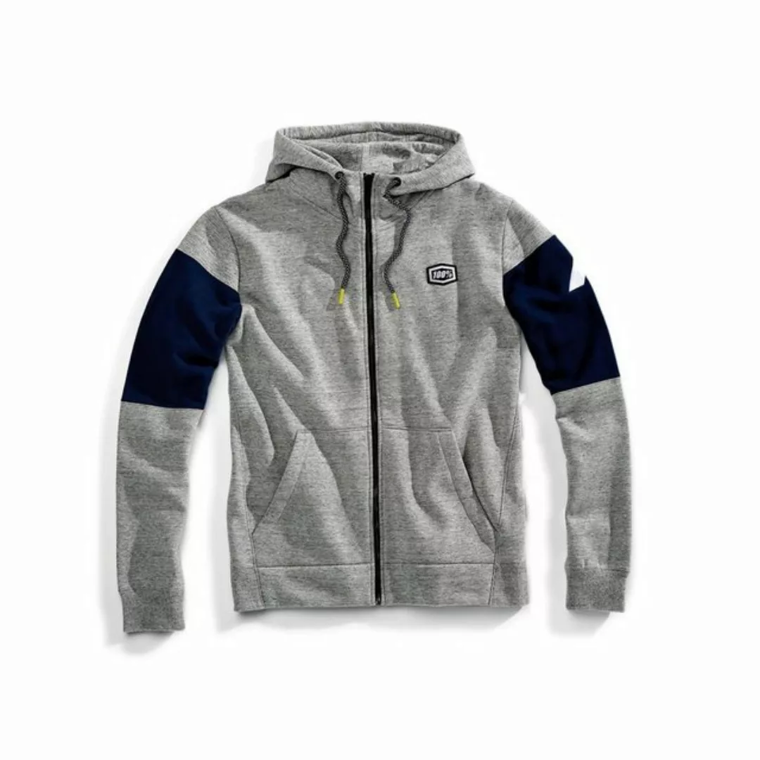 100% Kapuzenpullover 100% Emissary full-zip Hoody - Grau L (1-tlg) günstig online kaufen