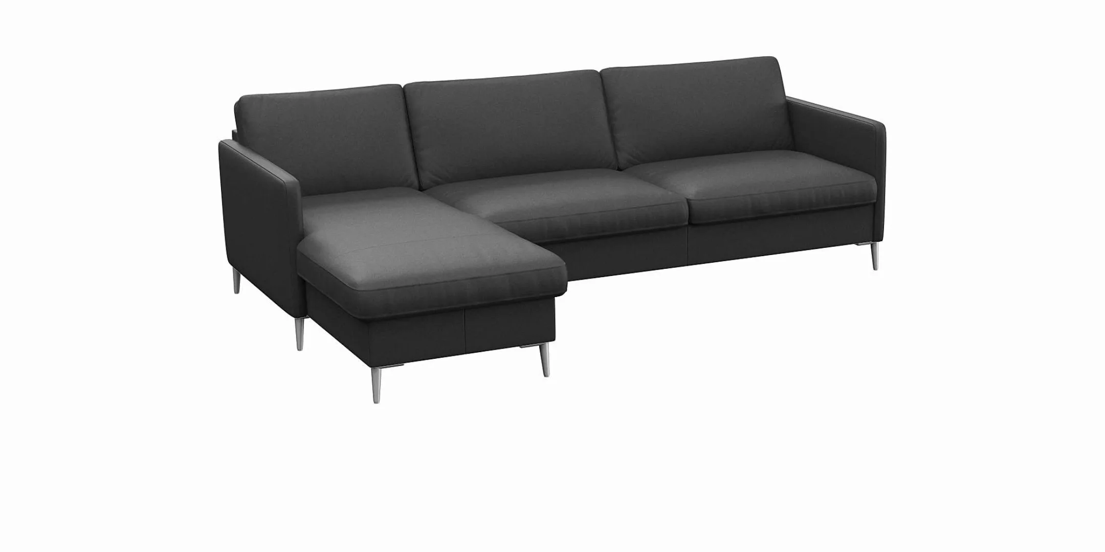 FLEXLUX Ecksofa "Fiore, super Sitzkomfort durch Kaltschaum im Sitz, L-Form" günstig online kaufen