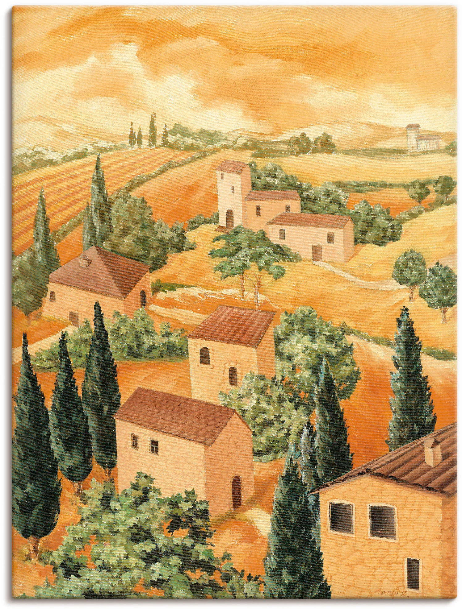Artland Wandbild "Landschaft Italien", Europa, (1 St.) günstig online kaufen