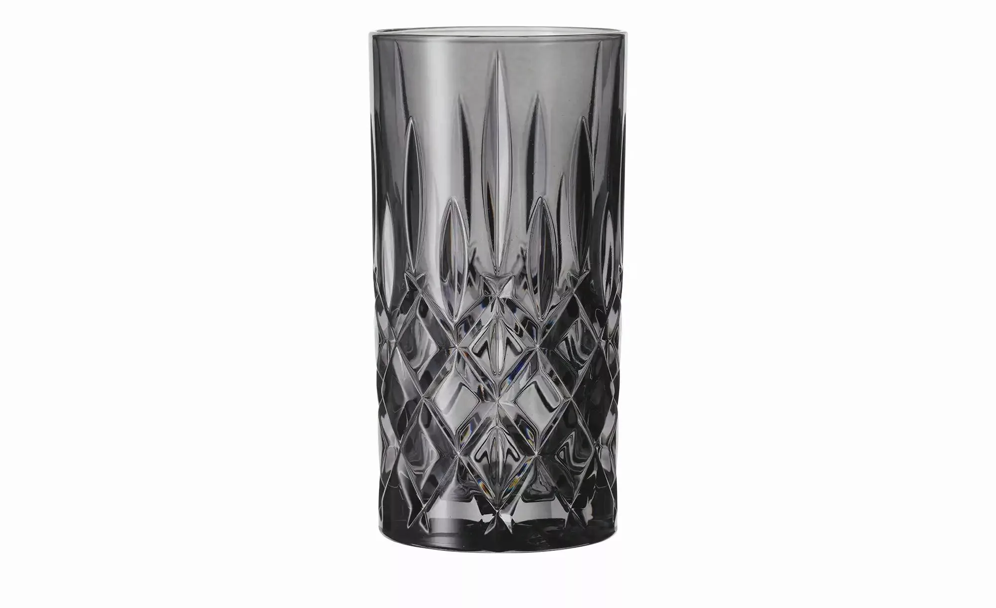 Nachtmann Longdrinkgläser  2er Set Noblesse ¦ grau ¦ Glas  ¦ Maße (cm): B: günstig online kaufen