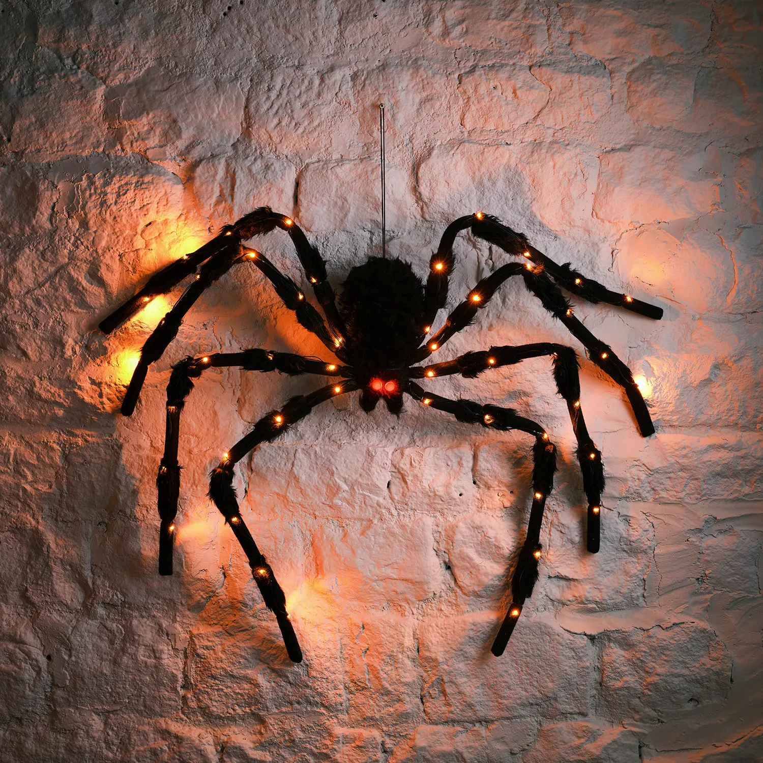 1,5m LED Halloweendeko Spinnenfigur günstig online kaufen